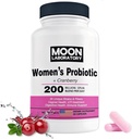 Probiotique et prébiotique pour femmes, 200 milliards d'UFC, 35 souches et fibres uniques. Équilibre PH, santé vaginale, traitement UTI, soutien Digestione, augmentation immunitaire. Avec Cranberry & D-Mannose. 60 gélules