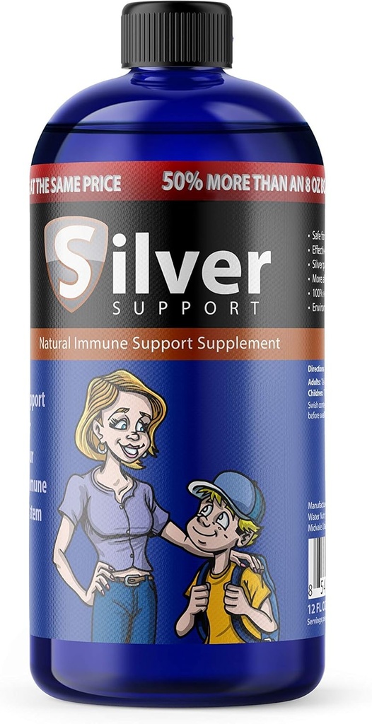 La technologie Ionic Silver Purified Liquid Immune Booster pour enfants, animaux de compagnie et adultes améliore le bien-être