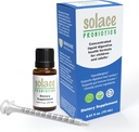 Solace Probiotiques Formule liquide pour adultes et enfants - Mélange concentré pour la santé digestive et l'immunité, cliniquement recherché, application de seringue facile, hypoallergénique - 15mL