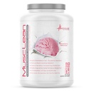 Nutrition métabolique - Musclean - Milkshake, Whey High Protein Meal Replacement, Maintenance Nutrition, Faible Carb, Keto Diet, Enzymes digestifs, Fraise, 5 livres (50 ser)