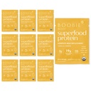 Boobie Body Superfood Protein Shake pour les mamans, la grossesse et l'allaitement Soutien Protéine poudre pour augmenter l'approvisionnement en lait, probiotiques, biologique, sans lait, sans gluten végétalien Vanilla Cookie Single Srv 10pk