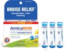 Boiron Arnica Bruise - Arnica Montana 30c pour soulagement de la douleur, gonflement et décoloration des bleus - 3 comte (240 Pellets)