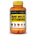 MASON NATURAL Mini multivitamines, vitamines A, C, D3, E, B1, B2, B3, B6, B12, Folate et calcium pour la santé globale, 100 jours d'approvisionnement