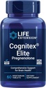 Life Extension Cognitex® Elite Pregnenolone, sauge, Blueberry, ashwagandha, phosphatidylsérine, Formule avancée, Attention, Focus, Mémoire, Sans gluten, Non-OGM, Végétarien, 60 comprimés