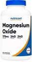 Nutricost Oxyde de magnésium 375mg, 240 Capsules - 210mg de magnésium, non-OGM, sans gluten