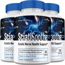 (3 Pack) SciatiSoothe Supplément pilules, Sciati Soothe All Natural Cerveau et Supplément cognitif pilules
