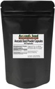 Capsules de poudre d'avocat [60 Nombre] #1 Fibre prébiotique + supplément antioxydant, aliments crus, santé digestive - Le superaliment durable ultime