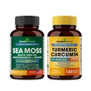 Sandhu Herbals Seamoss & Curcumin curcumin curcumin curcumin curcumin avec capsules bioperines