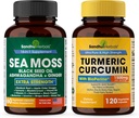 Sandhu Herbals Seamoss & Curcumin curcumin curcumin curcumin curcumin avec capsules bioperines