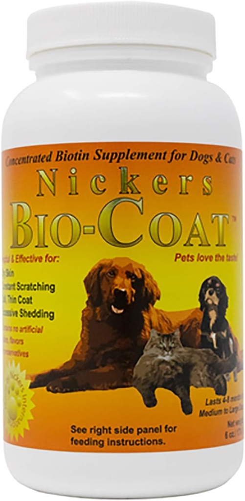 Supplément Bio Coat Concentré Biotine - 6 oz