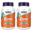 Aliments maintenant, (2 boîtes) Zinc, 50 mg, 250 Nombre (paquet de 2)