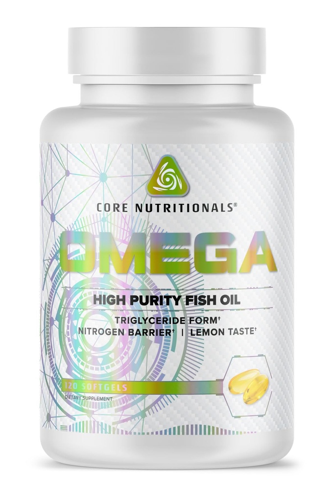Noyaux nutritionnels Omega Haute Pureté Huile de poisson EPA & DHA EPA 1300mg Omega-3s.