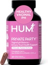 HUM Parti privé Probiotiques vaginaux pour les femmes, pH Balance et traitement urinaire Soutien Supplément probiotique vaginal avec mélange de canneberges et de lactobacillus, pilules pour la santé des femmes, 30 capsules