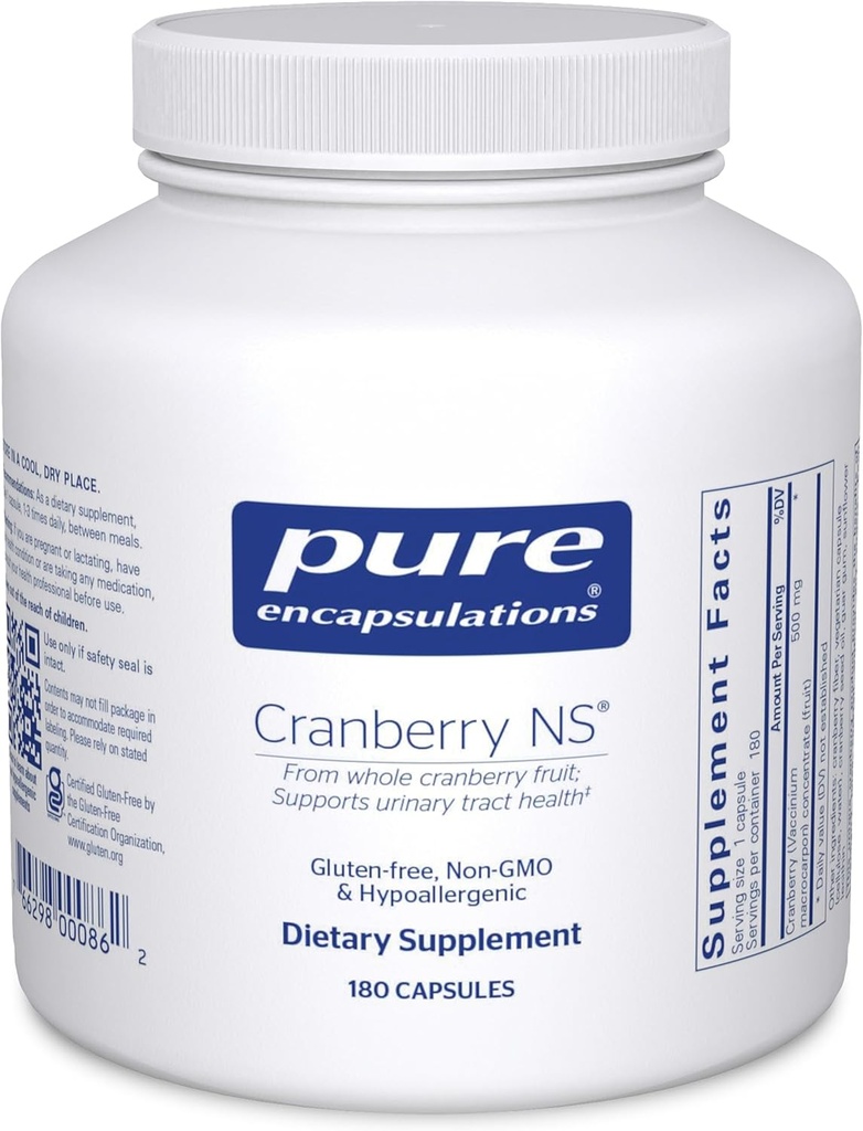 Encapsulations pures Cranberry NS-180 Capsules