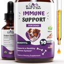 Support Immune pour chien - Support Immune pour chien - Supplément Immune et Allergie pour chien - Booster Immune pour chien - Boost Immune pour chien - Supplément Immune pour chien - Supplément Immune pour chien - 1 fl oz