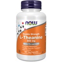 MAINTENANT Aliments suppléments, L-Theanine 200 mg avec Inositol, gestion du stress*, 120 gélules