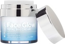 Crème Glow Total 360 visage avec acide alpha lipoïque, DMAE, vitamine C Ester, acide hyaluronique et orange de sang italien
