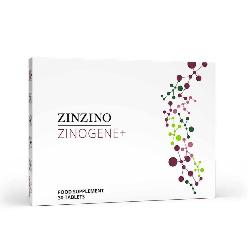 ZinoGene+ - Supplément de nettoyage profond avec Fucoidans, Polyphénols, Vitamine C & Zinc - Soutient la santé revitalisée - 30 comprimés