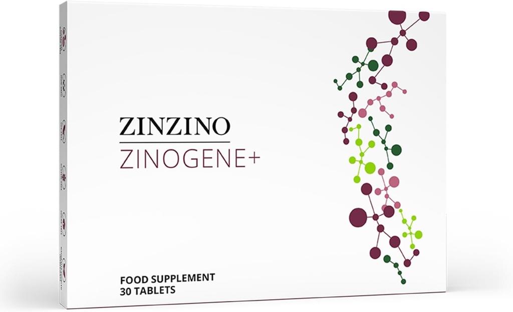 ZinoGene+ - Supplément de nettoyage profond avec Fucoidans, Polyphénols, Vitamine C & Zinc - Soutient la santé revitalisée - 30 comprimés