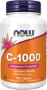 MAINTENANT compléments alimentaires, vitamine C-1 000 avec hanches roses, libération prolongée, protection antioxydante*, 100 comprimés