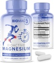 BioMag 5 Magnesium Complex Supplement for Women and Men, 100 Capsules - Formulated in USA - BioActive and BioAvailable Magnesium Glycinate Malate Citrate Orotate and Biglycinate Chelate Supplements