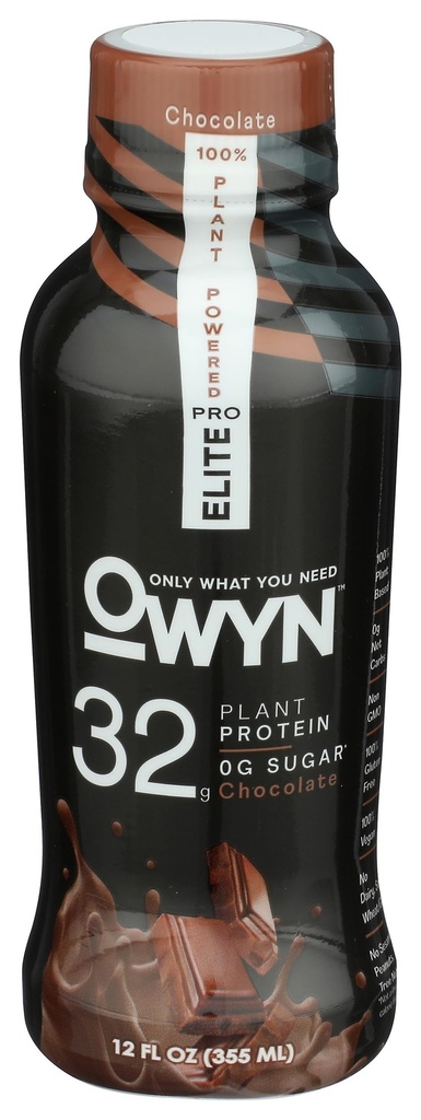 OWYN Chocolate Pro Elite secouant les protéines végétales, 12 FZ