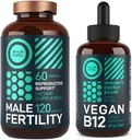 WILD FUEL Supplément masculin de fertilité et liquide B12 hommes santé et énergie