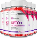 Premier Keto ACV Gummies - Formule officielle, Premier Keto Gummies Blast Plus pour une résistance maximale avec vinaigre de cidre de pomme 1000MG, ACV Keto Premier supplément Vitamine B12 Folate Beet Root (5 Pack)