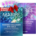 MAREE Gels pour les yeux et les cernes noirs, Hydrocolloïd Acne Therapy Device - Collagène marin et acide hyaluronique, extrait d'algue verte et huile d'arbre à thé