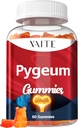 Supplément pygème Gommies 500mg - Vegan Chewables avec extrait d'écorce d'Africain, suppléments à base de plantes pour homme, sans gluten OGM, sans sucre, sans gélatine, 60 Chews Gummy