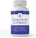 Ingrédients originaux purs Citrate de calcium (100 capsules), toujours pur, sans additifs ou remplisseurs, laboratoire vérifié