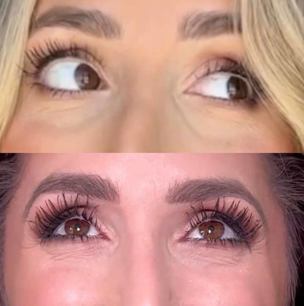 NutraLash by Nutralux Brow and Lash Growth Serum with Organic Ingredients For sensitive eyes - non-irritating: Castor Oil (hexane free) + Vitamin E + Keratin + Biotin, Peptides, Swertia Japonica Extract, Pumpkin Seed Oil, Acorus Calamus Root Extract, Panax Ginseng Extract, Pentylene Glycol conditioning for hair growth