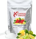 Supplément de fibre de protéines de Krampade Poudre d'électrolytes de 30g Protéines et 7g BCAA + 9g Fibre soluble + 2000mg Potassium + Supplément de magnésium