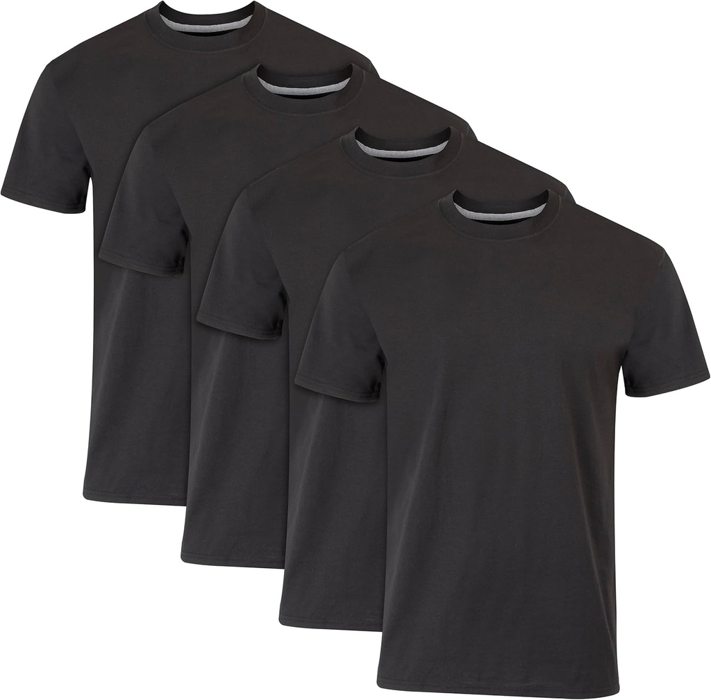 Hanes Ultimate homme Iq Slim Fit Crew Undershirt, 4-Pack