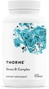 THORNE - Complexe de stress B - Vitamines B2, B6, B12 & Folate sous des formes hautement absorbantes et actives - Vitamine B5 supplémentaire pour le soutien adrénal, la gestion du stress et la fonction immunitaire* - 60 portions