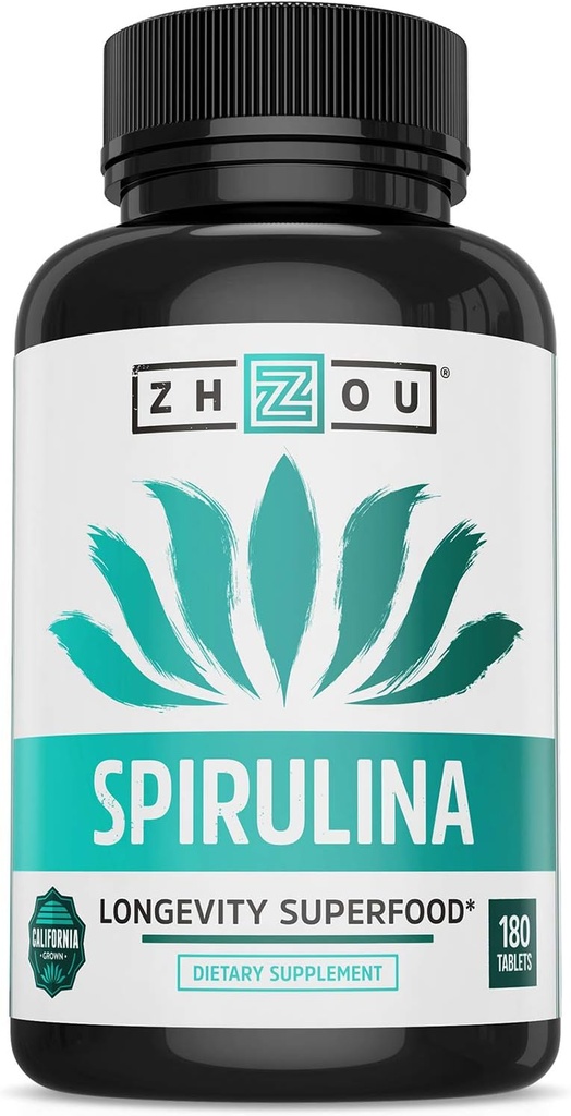 ZHOU Spirulina : 33: Tab, (Btl-Plastic) 180ct