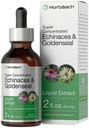 Horbäach Echinacea Diminution de la teinture liquide de seigle d'or de 2 fl oz. Extrait sans alcool.