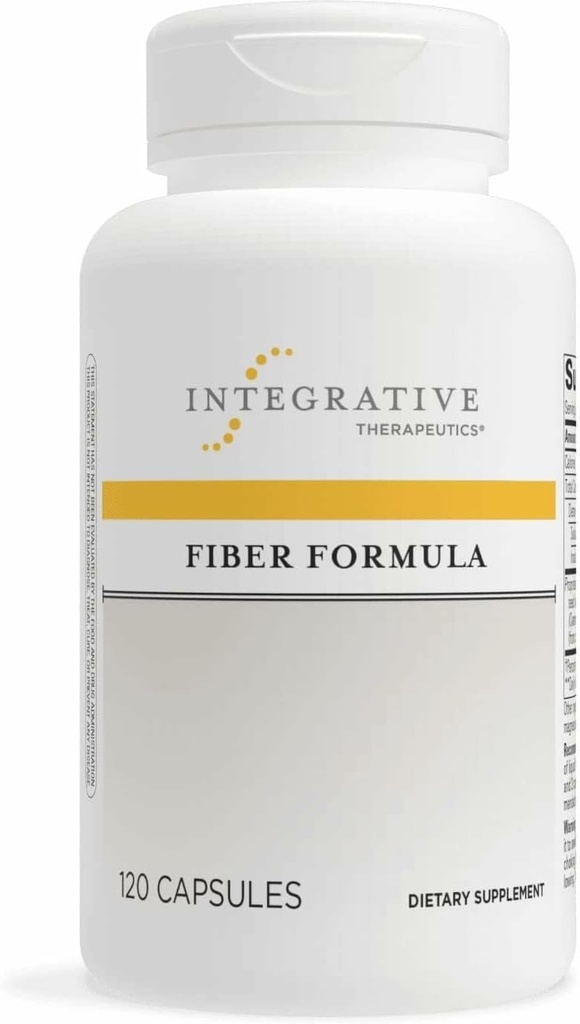 Thérapeutique intégrative Formule de fibre - Supplément de soutien aux colonies pour une digestion saine* - Bonne source de fibre alimentaire pour le soutien de la santé gustative* - Sans lait et végétalien - 120 capsules (24 portions)