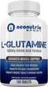 L-Glutamine 1000mg Acid Capsules Après l'entraînement Supplément de récupération pour Immune, Digestive & Gut Support Transporteur d'azote pour la récupération musculaire & Endurance pour les hommes et les femmes par Neonutrix Sport