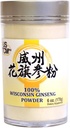 Wisconsin poudre de ginseng américain 120 Mesh (6 oz)