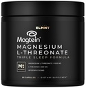 ELMNT Triple Sleep Magnésium Thréonate w. Apigenin, Theanine & Magtein Magnésium L-Thréonate - Capsules de supplément de magnésium à haute absorption pour hommes et femmes