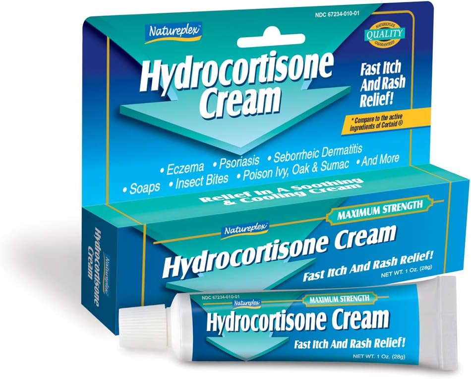 Crème d'hydrocortisone Démangeaison rapide et soulagement de l'ash