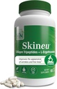 Skineu Collagen Tripeptide + L-Ergothioneine.Formule anti-âge avancée Morikol® Marine Collagen.