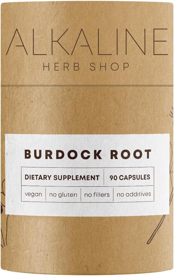 Alkaline Herb Shop Burdock Root Supplément 90 Capsules