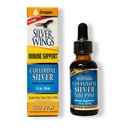 Path naturel Silver Ailes Colloïdal Argent 500PPM, support immunitaire liquide brun ambre, 1 Fl Oz (paquet de 1)