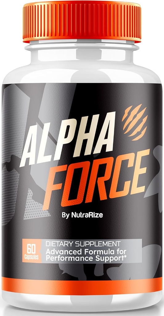 NutraRize Alpha Force Capsules, Toutes les pilules naturelles pour soutenir l'énergie et la performance, Formule nutritionnelle pour la santé globale, Revue officielle (60 capsules)