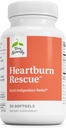 Terry Naturally Heartburn Rescue - Supplément alimentaire pour aider le soulagement de l'indigestion acide - Soutien de santé digestif avec D-Limonène et Buckthorn de mer - Aides occasionnelles Heartburn Relief - 30 Softgels