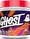 Supplément alimentaire GHOST Sleep, tarte aux pommes - Récupération et repos avec des ingrédients de qualité supérieure, y compris la mélatonine, le colostrum et l'ashwagandha - Soutient la qualité du sommeil - sans gluten et sans sucre