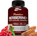 NutriFlair Premium Berberine HCL 1200mg, 60 Capsules - Cinnamon Pure True Ceylan, Suppléments pilules, système immunitaire