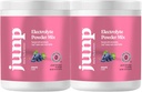 JUNP Electrolytes en poudre Pas de sucre Pas de glucides – Vin Ripened Grape Infued Drink Mix - Potassium et sel Electrolyte en poudre Hydratation Zéro Calorie en poudre d'électrolyte sans sucre,180 portions